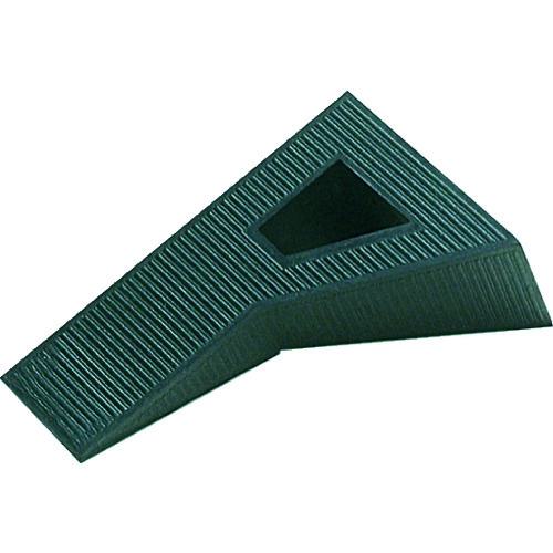 ■光 ドアストッパー 黒 クサビ型 100×60×34〔品番:DS10563〕【8489965:0】[店頭受取不可]