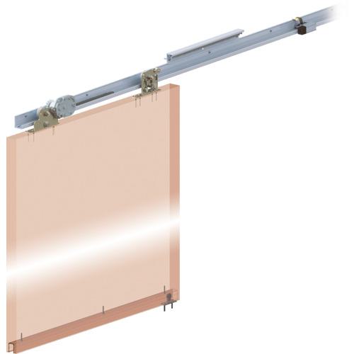 ■DAIKEN スライデックス傾斜レールタイプ 左引き用 扉質量10~30kg用〔品番:HCS3015KL〕【8489937:0】[..