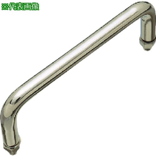 ■水本 ステンレス 引き取手(おねじ) 長さ130mm〔品番:TOB10120S〕【8490087:0】[送料別途見積り][掲外取寄][店頭受取不可]