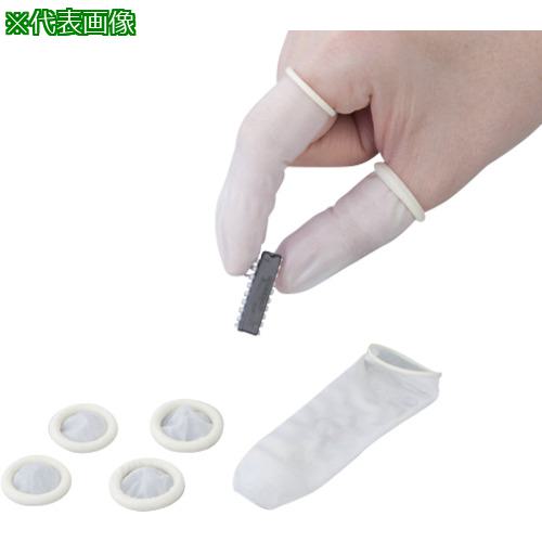 ■AS 静電防止指サックアンロールタイプ白 M (1000個入)〔品番:6793532〕【8499799:0】[送料別途見積り][掲外取寄][店頭受取不可]