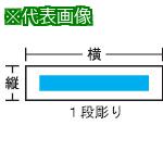 ■IM アクリル銘板(別作)1段彫り 縦10×横20mm×2t〔品番:N102A〕【8503598:0】[送料別途見積り][掲外取寄][店頭受取不可]