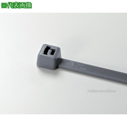 ■TYTON カラータイ 幅4.8×長さ383mm 屋内使用 (100本入)〔品番:T50LGRY〕【8503933:0】[送料別途見積り][店頭受取不可]