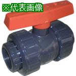 ■エスロン 塩ビ製ボールバルブ ねじ式 本体PVC OリングEPDM 40 長さ170mm×高さ10