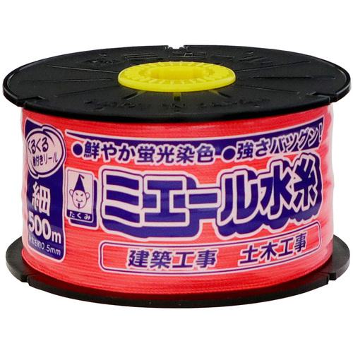 ■たくみ ミエール水糸 細オレンジ500m〔品番:4314〕【8511610:0】[店頭受取不可]
