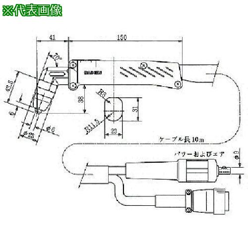■DAIHEN プラズマ切断トーチ CT-0351〔品番:CT0351〕【8513230:0】[法人・事業所限定][外直送元][店頭受取不可]