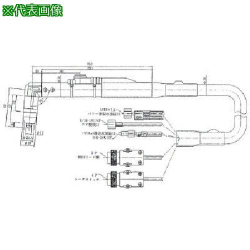 ■ダイヘン プラズマ切断トーチ CTWL-1201〔品番:CTWL1201〕【8513237:0】[法人・事業所限定][外直送元][店頭受取不可]