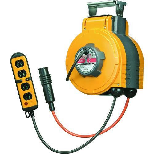 ■ハタヤ 2WAYマック 単相100V接地付 8m/エアーホース8m〔品番:CBU082QKA8W〕【8513580:0】[店頭受取不可]