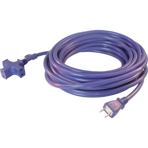 ■正和電工 トライアングルマルチタップ 125V-15A 10m 紺〔品番:VCTM10B〕【8513799...