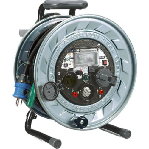 ■ハタヤ 金属感知機能付 通信工事指定機種 メタルセンサーリール〔品番:MSB301KVL〕【8513832:0】[送料別途見積り][店頭受取不可]