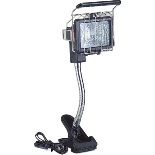 ■ハタヤ ミニハロゲンライト(クリップタイプ) 150W耐震ハロゲン球付 1.6m〔品番:MHC15〕【8513876:0】[送料別途見積り][掲外取寄][店頭受取不可]