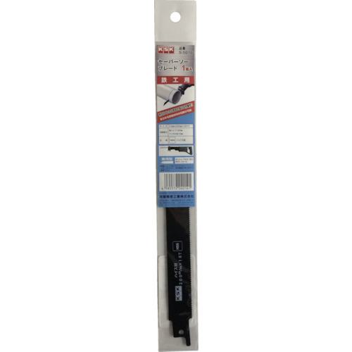 《メーカー》河部精密工業（株）《品番》S-5018《特長》●あらゆる鉄製成形品の切断に対応でき、特に粉じんや火花の発生が少ないため、室内リフォーム作業やリサイクル作業に広く使用されています。《用途》●配管工事、配線工事、リフォーム工事等に。1枚パックでDIYにも便利です。《仕様》●山数:18●全長(mm):150●有効刃長(mm):130●厚さ(mm):0.9●切断能力(mm)非鉄金属鋼材:2〜10●切断能力(mm)樹脂・ゴム管:125●パック入数(枚):1《仕様2》●全てのメーカーの本体に適合する兼用型シャンク《原産国（名称）》日本《材質／仕上》●ハイス鋼《セット内容／付属品》《注意》《JANコード》4985572040141《本体質量》22.0g※こちらの商品は送料無料対象外です。※「送料無料」と表示されても別途送料が必要となりますのでご注意ください。KSK　セーバーソーブレード鉄工用1枚入〔品番：S-5018〕[注番:8524167][本体質量：22.0g]《包装時基本サイズ：265.00×32.00×1.00》〔包装時質量：25.0g〕分類》電動・油圧・空圧工具》切断用品》セーバーソーブレード☆納期情報：取寄管理コード(005) メーカー直送品 (欠品の場合有り)