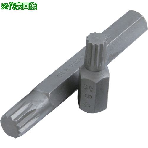 ■スエカゲ ドライバビットスプライン M5〔品番:445〕【8535526:0】[送料別途見積り][掲外取寄][店頭受取不可]