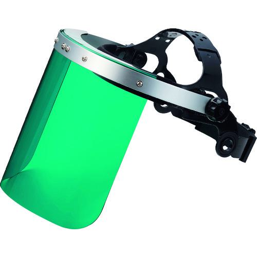 ■リケン 防災面(かぶり型)グリーン FH-2G〔品番:FH2G〕【8537195:0】[送料別途見積り][掲外取寄][店頭受取不可]