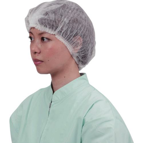 ■川西 不織布使いきりヘアキャップ ホワイト 100枚入り〔品番:7045W〕【8537743:0】[店頭受取不可]