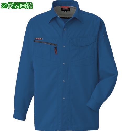 ■コーコス 長袖シャツA-1768 6Dアズーリ LL〔品番:A17686LL〕【8540666:0】[送料別途見積り][掲外取寄][店頭受取不可]
