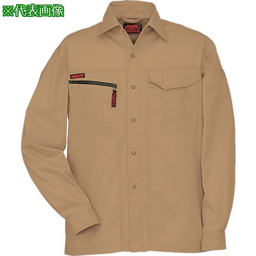 ■コーコス 長袖シャツA-768 2キャメルBE M〔品番:A7682M〕【8542333:0】[送料別途見積り][掲外取寄][店頭受取不可]
