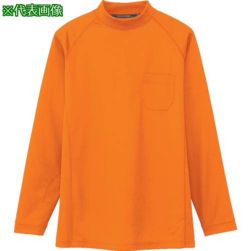 ■コーコス 長袖ローネックAS-658 12 オレンジ3L〔品番:AS658123L〕【8542918:0】[送料別途見積り][掲外取寄][店頭受取不可]