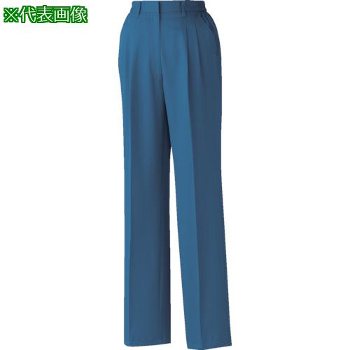 ■コーコス レディーススラックスH-1133 6 ブルー LL〔品番:H11336LL〕【8542993:0】[送料別途見積り][掲外取寄][店頭受取不可]