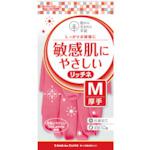 ■ダンロップ 脱タンパク天然ゴム リッチネ厚手 Mピンク〔品番:6700〕【8548702:0】