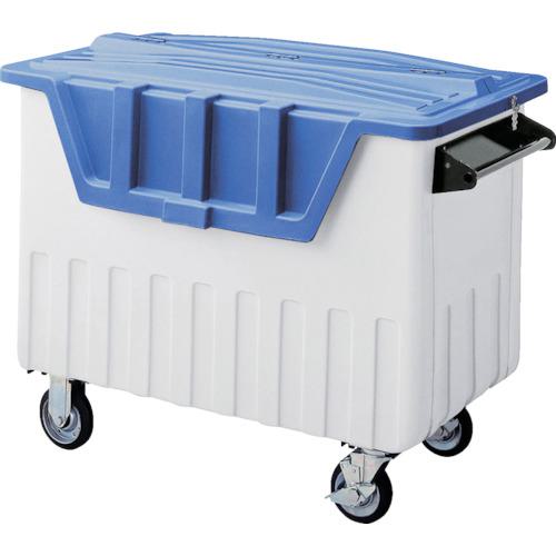 ■テラモト ダストカート #500ハンドブレーキ付〔品番:DS2242450〕【8550901:0】[法人・事業所限定][外..