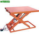 ■TRUSCO テーブルリフト500kg 電動Bねじ式 DC24Vバッテリー専用 650×1200〔品番:HDLL50612VD2〕【8553372:0】[法人...