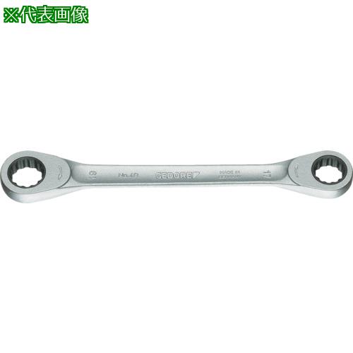 ■GEDORE ダブルラチェットめがねレンチ 10X13mm〔品番:2306751〕【8553962:0】[店頭受取不可]