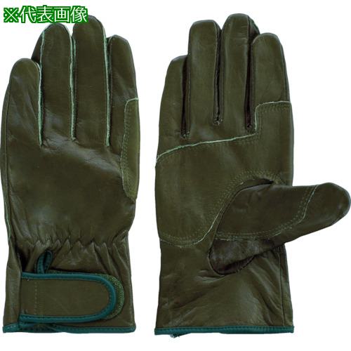 ■富士グローブ 国産牛本革手袋(袖口マジックタイプ) PH-36 国防 LL 当付〔品番:5184〕【8555100:0】[店頭受取不可]