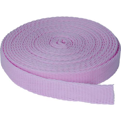 ■TRUSCO ネット緩衝材 幅約8cmX20M ピンク〔品番:TNKL20P〕【8561183:0】[店頭受取不可]