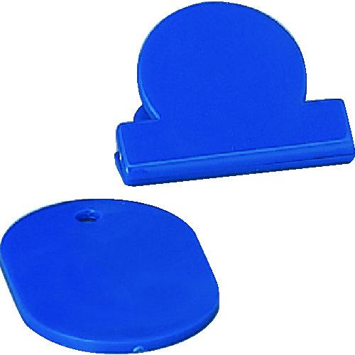 ■TRUSCO 親子札 無地 青〔品番:TOFD00B〕【8563653:0】[店頭受取不可] [2]