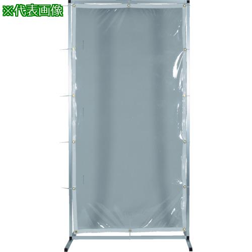 Rakuten - ■TRUSCO アルミ製衝立 透明防炎タイプ W1500XH1500〔品番:AF1515TM〕【8563523:0】[直送DS][店頭受取不可]