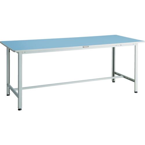 ■TRUSCO 軽荷重作業台(180kg)BO型 1800X750XH740 基本タイプ ホワイト色〔品番:BOR...