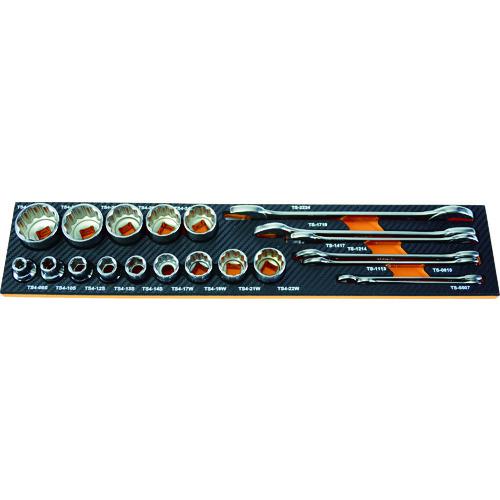 ■TRUSCO EVAフォーム 黒×オレンジ 3段式工具箱用〔品番:TPT55SF1〕