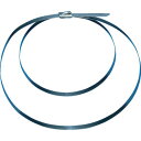 ■PANDUIT MLTタイプ 自動ロック式ステンレススチールバンド ダブルロックタイ SUS316 幅12.7mm 長さ749mm《4袋入》〔品番:MLT4D...