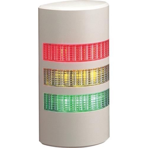 ■PATLITE ウォールマウント薄型LED壁面〔品番:WEP302FBRYG〕【8568084:0】[店頭受取不可]