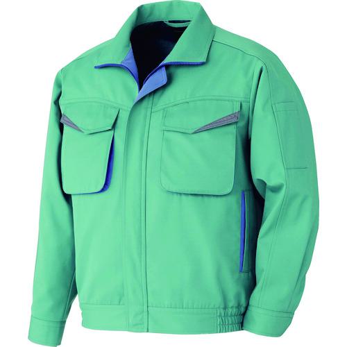 ■ミドリ安全 帯電防止 ブルゾン グリーン S〔品番:G486UES〕【8573883:0】[送料別途見積り][掲外取寄][店頭受取不可](4)