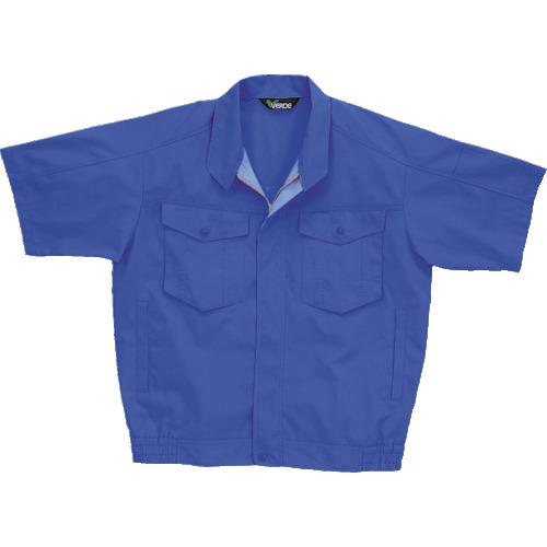 ■ミドリ安全 春夏 男女共用E/C半袖ブルゾン ロイヤルブルー 5L〔品番:GS348UE5L〕【8574466:0】[送料別途見積り][掲外取寄][店頭受取不可]