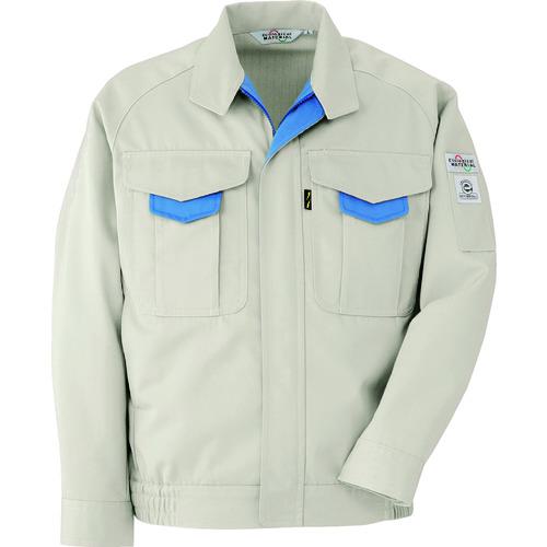 ■ミドリ安全 春夏 エコ帯電防止 長袖ブルゾン アイボリー 4L〔品番:RCS2190UE4L〕【8577244:0】[送料別途見積り][掲外取寄][店頭受取不可]