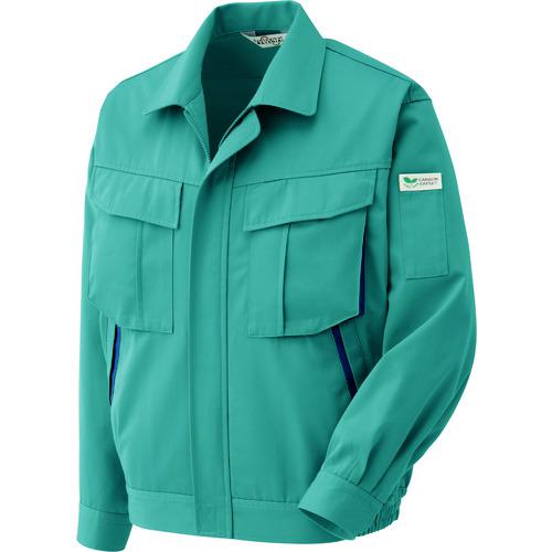 ■ミドリ安全 春夏 エコ帯電防止 長袖ブルゾン ミストブルー LL〔品番:RCS2583UELL〕【8577311:0】[送料..