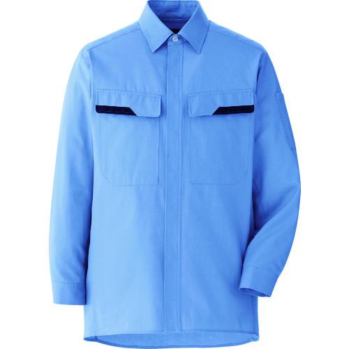 ■ミドリ安全 春夏 ベルデクセル 綿100%シャツ ライトブルー 3L〔品番:VES2402UE3L〕【8579010:0】[送料別途見積り][掲外取寄][店頭受取不可]