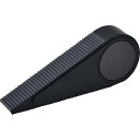 ■緑十字 差し込み式ドアストッパー 黒 ドアストッパー120-20 H45×W20×D120mm マグネット付〔品番:342010〕【8595288:0】[店頭...