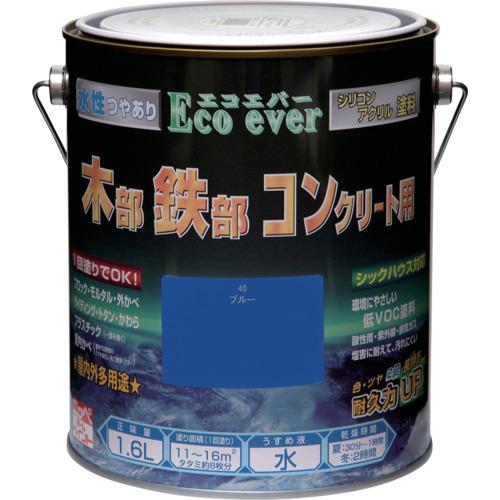 ■ニッぺ 水性エコエバー 1.6L ブルー HWX140-1.6〔品番:4976124038945〕【8599187:0】[送料別途見積り]..