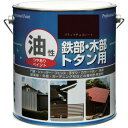 ■ニッぺ 塗料 油性鉄部・木部・トタン用 3.2L ブラックチョコレート HYJ094-3.2〔品番:4976124097522〕【8599404:0】[店頭受...