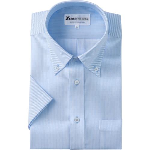 ■XEBEC 半袖ボタンダウン15056-42-M〔品番:1505642M〕【8601780:0】[送料別途見積り][掲外取寄][店頭受取不可]