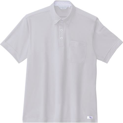 ■XEBEC 半袖ポロシャツ6180-22-L シルバーグレー〔品番:618022L〕【8607261:0】[送料別途見積り][掲外取寄][店頭受取不可]