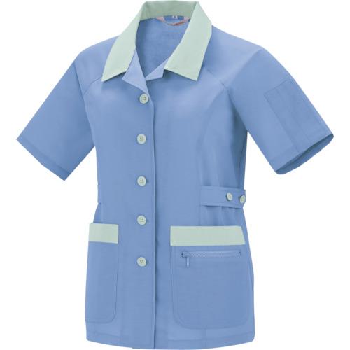 ■XEBEC レディス半袖ジャケット1322-40-11 ブルー〔品番:13224011〕【8611103:0】[送料別途見積り][掲外取寄][店頭受取不可](4)