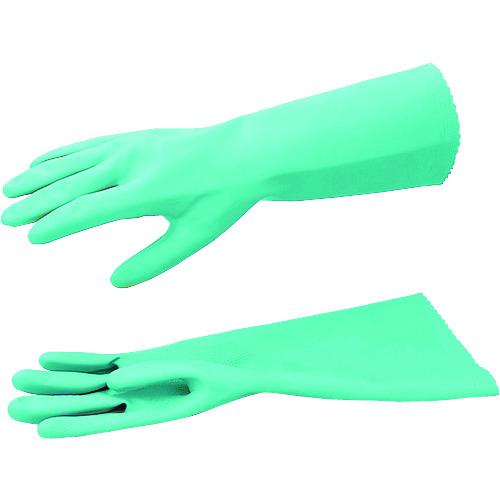 ■AS 掃除用手袋 733 グリーン L〔品番:1750302〕【8620780:0】[送料別途見積り][掲外取寄][店頭受取不可]