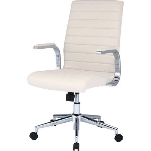 ■SANWA チェアベージュ 座幅480mm〔品番:SNCL12BG〕【8641944:0】[送料別途見積り][法人・事業所限定][外直送][店頭受取不可](3)