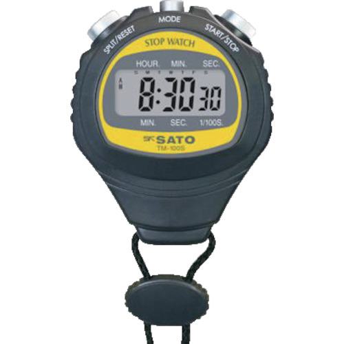 ■AS デジタルストップウォッチTM-100S〔品番:2960901〕【8668443:0】[送料別途見積り][掲外取寄][店頭受取不可]