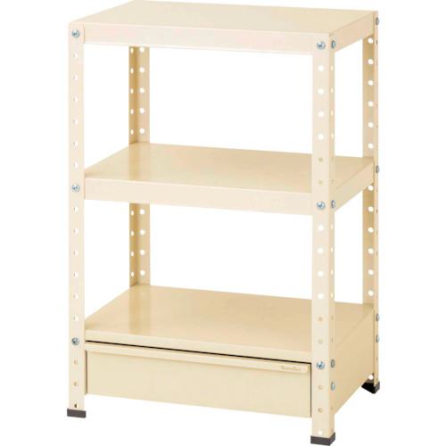 File Racks - ■ヤマテック スペシャルワゴン W600×D400 固定式 キャビネット深型1段×1個 ヤマテックアイボリー〔品番:W6BMIV〕【8683402:0】[法人・事業所限定][直送元][店頭受取不可]