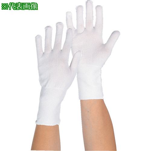 ■MAX クリーン用インナー手袋15ゲージ(ロング) (10双入)〔品番:MX312EXM〕【8684375:0】[店頭受取不可]